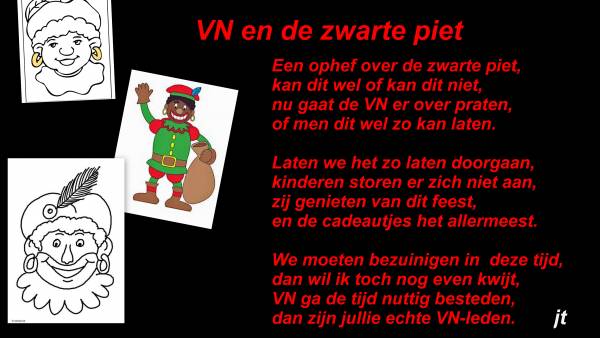 overschot lekken Napier Sinterklaas En Zwarte Piet Gedichtjes - perfect