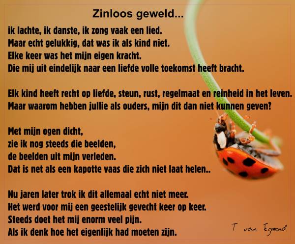 1001 Gedichten Gedichtjes Gedicht Zinloos Geweld