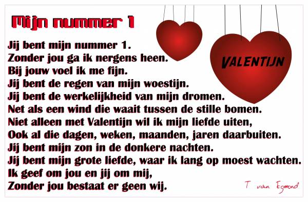 1001 Gedichten Gedichtjes Gedicht Jij Bent Mijn Nummer