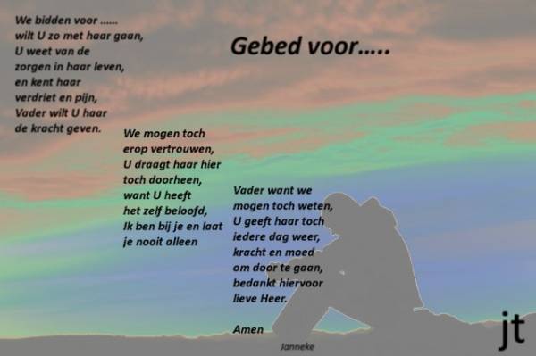Hedendaags 1001 Gedichten & Gedichtjes - Gedicht 'We bidden voor...' door OV-12